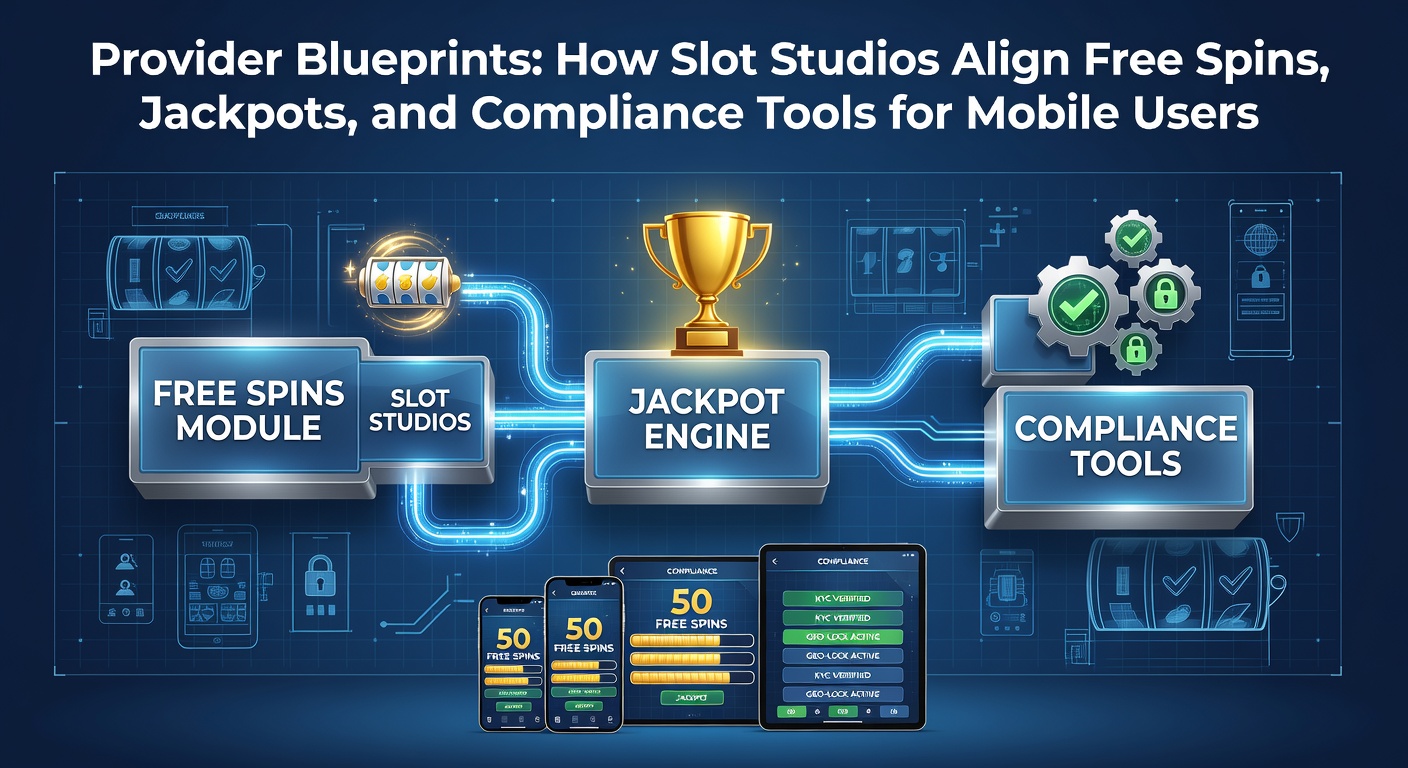 Slot-Studios entwickeln Blaupausen für mobile Freispiele, Jackpots und Compliance-Tools