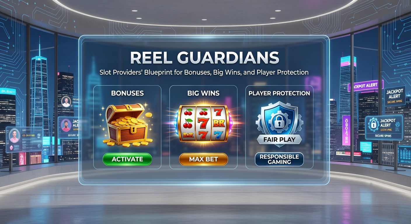 Detaillierte Darstellung eines Slot-Blueprints mit Bonus-Features, Jackpot-Elementen und integrierten Schutzfunktionen